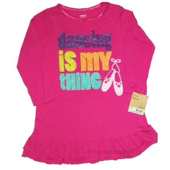 Carter's Other - Dancing Girls Nightgown Pajamas Sleepwear